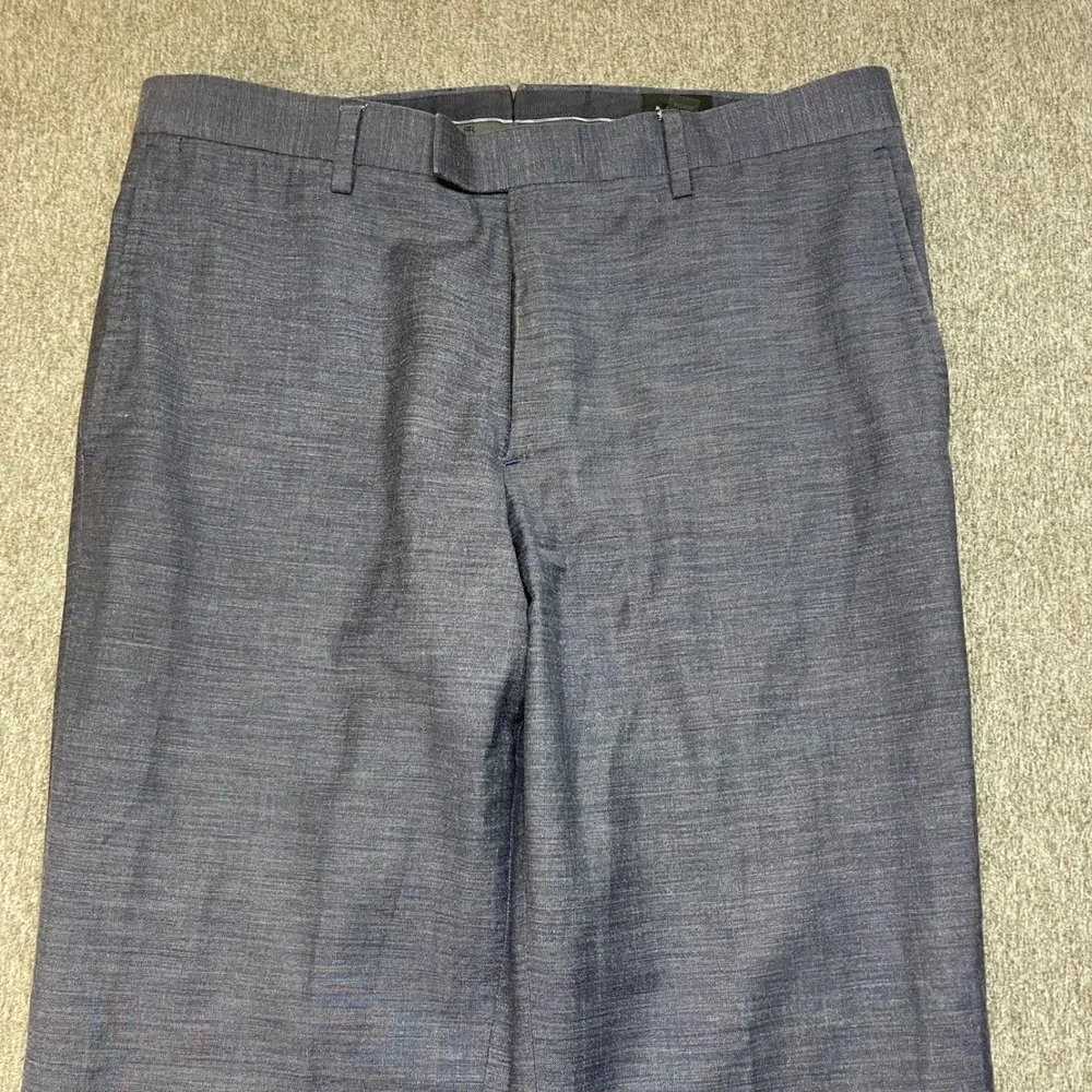 BANANA REPUBLIC Marlane Slim Fit Flat Front Dress Pants Mens 32x32 Wool Blend‎